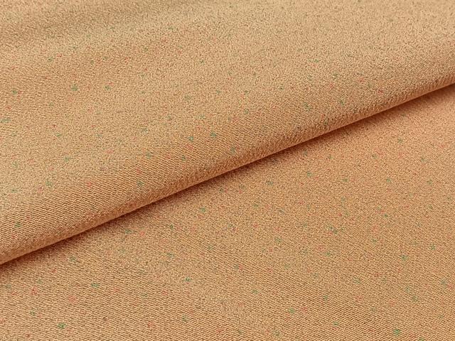 平和屋着物▽上質な小紋 単衣 作家物 霞文 正絹 逸品 未使用 AAAZ5691jh