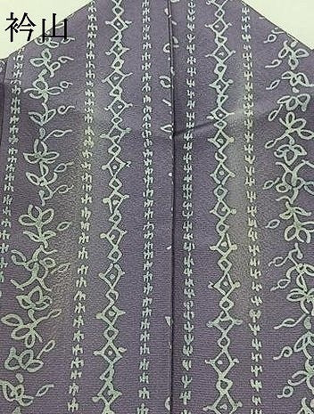 平和屋着物▽上質な小紋　単衣　花間道　正絹　逸品　AAAZ5693jh