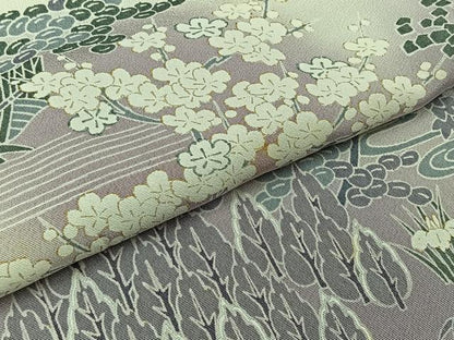 平和屋着物▽訪問着 単衣 風景文 暈し染め 正絹 逸品 AAAZ5699jh