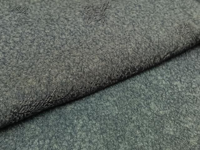 平和屋着物▽上質な小紋 単衣 作家物 霞文 暈し染め 正絹 逸品 未使用 AAAZ5700jh