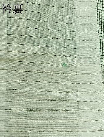平和屋着物▽お召　単衣　市松文様　正絹　逸品　AAAZ5701jh