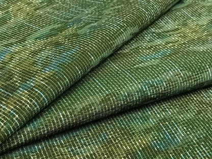 平和屋着物▽本場大島紬　単衣　樹林文　正絹　逸品　AAAZ5714jh