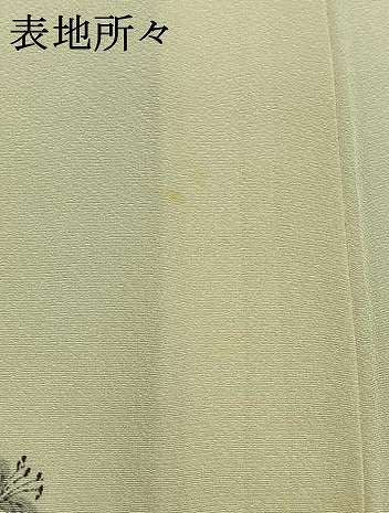 平和屋着物▽訪問着　単衣　貝合わせ花文　正絹　逸品　AAAZ5719jh
