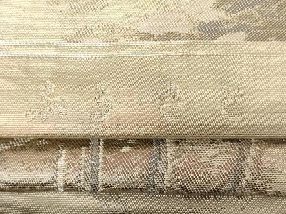 平和屋着物◎六通柄袋帯 ふるさと 銀糸 正絹 逸品 AAAZ5724dt