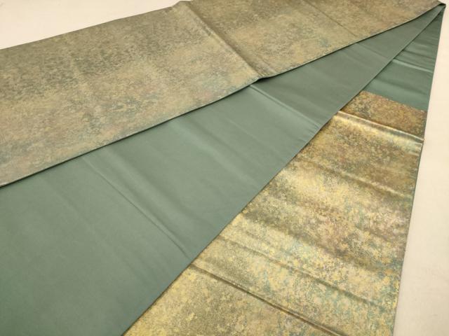 平和屋着物◎六通柄袋帯 霞文 引箔 正絹 逸品 AAAZ5727dt