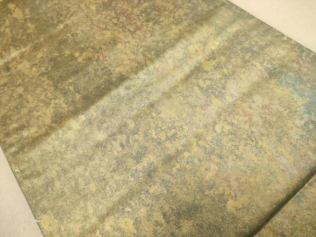 平和屋着物◎六通柄袋帯 霞文 引箔 正絹 逸品 AAAZ5727dt