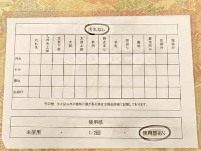 平和屋着物◎九百佐賀錦 六通柄袋帯 明朝長寿文 金糸 正絹 逸品 AAAZ5750dt