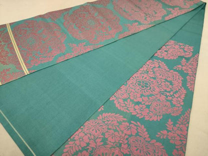 平和屋着物◎六通柄 本袋帯 草花文 正絹 逸品 AAAZ5760dt