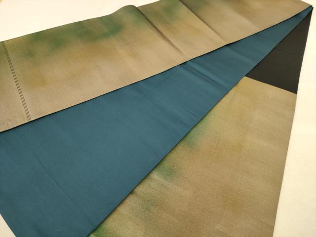 平和屋着物◎六通柄袋帯 霞文 正絹 逸品 AAAZ5825dt