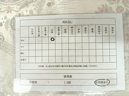 平和屋着物◎六通柄袋帯 唐織 正倉院花文 銀糸 正絹 逸品 AAAZ5841yx