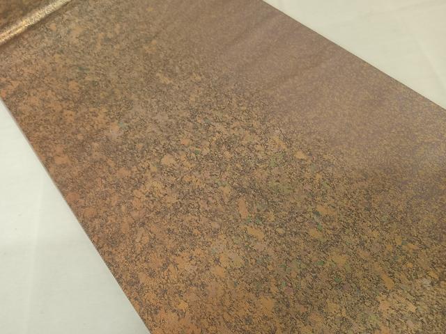 平和屋着物◎六通柄袋帯　螺鈿工匠　斉藤正樹　ワンポイント　霞文　引箔　正絹　逸品　AAAZ6387mw