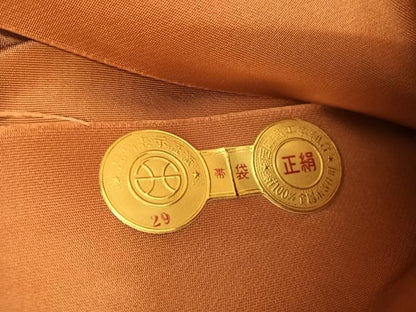平和屋着物◎西陣　まいずる謹製　六通柄袋帯　霞文　引箔　正絹　逸品　AAAZ6400mw