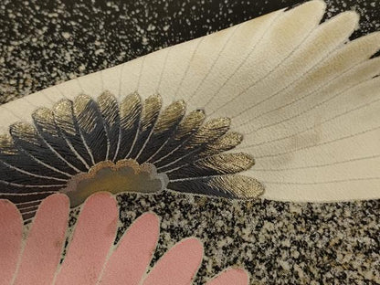 平和屋着物■豪華黒留袖　刺繍　裏菊　金銀彩　正絹　逸品　AAAZ6723ru