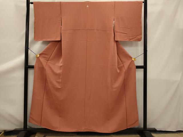 平和屋着物■豪華色留袖　風景草木地紋　真赭色　正絹　逸品　AAAZ6764ru