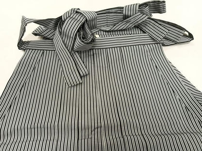 平和屋着物●男性 馬乗り袴 縞 正絹 逸品 AAAZ6818ph