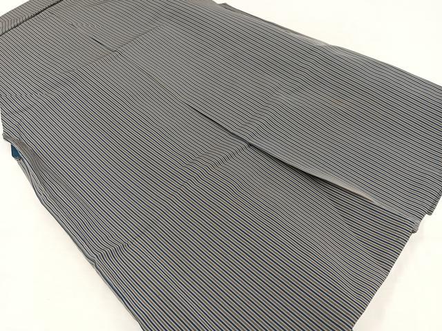 平和屋着物●男性 馬乗り袴 縞 正絹 逸品 AAAZ6835ph