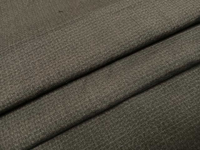 平和屋着物●男性　紬　アンサンブル　赤墨色　正絹　逸品　AAAZ6839ph
