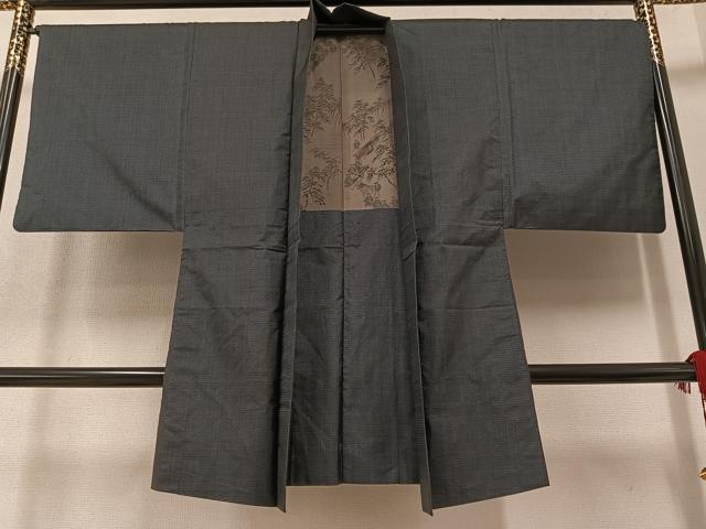平和屋着物●男性 本場大島紬 アンサンブル 100亀甲 総詰め 正絹 逸品 AAAZ6841ph