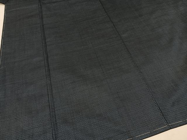 平和屋着物●男性 本場大島紬 アンサンブル 100亀甲 総詰め 正絹 逸品 未使用 AAAZ6843ph