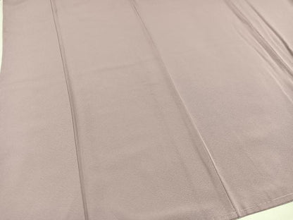 平和屋着物●上質な色無地 本草木茜染 梅鼠色 正絹 逸品 未使用 AAAZ6849ph