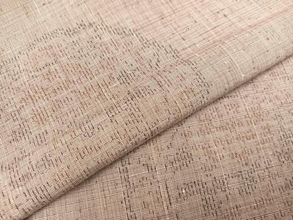 平和屋着物●結城紬 100亀甲 花丸文 正絹 逸品 AAAZ6852ph