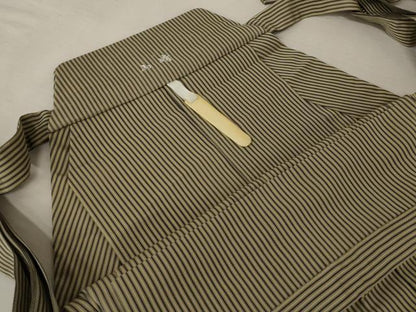 平和屋着物＊夏物 男性 馬乗り袴 縞 正絹 逸品 AAAZ6888st