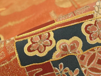 平和屋着物■豪華黒留袖　駒刺繍　山車花文　金彩　正絹　逸品　AAAZ6978st