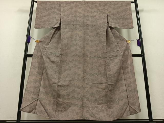 平和屋着物▽江戸小紋 単衣 鮫小紋柄 正絹 逸品 AAAZ7130jh