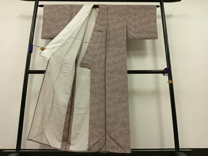 平和屋着物▽江戸小紋 単衣 鮫小紋柄 正絹 逸品 AAAZ7130jh