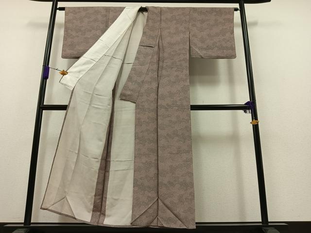 平和屋着物▽江戸小紋 単衣 鮫小紋柄 正絹 逸品 AAAZ7130jh