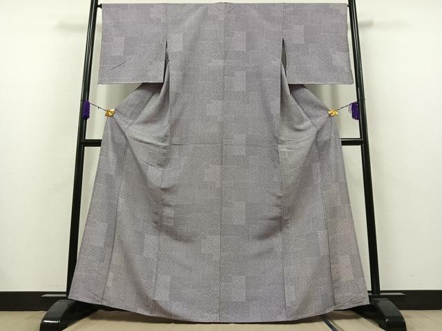 平和屋着物▽江戸小紋 単衣 作家物 寄せ小紋柄 大丸扱い 正絹 逸品 未使用 AAAZ7136jh