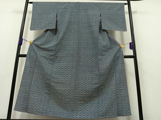 平和屋着物▽小紋 単衣 花菱文 AAAZ7143jh