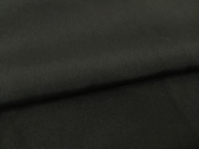 平和屋着物●男性　黒紋付　長羽織セット　正絹　逸品　AAAZ7164ck