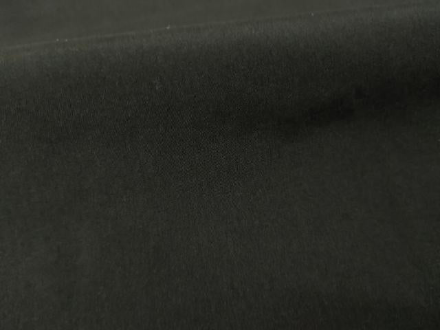 平和屋着物●男性　黒紋付　長羽織セット　正絹　逸品　AAAZ7164ck