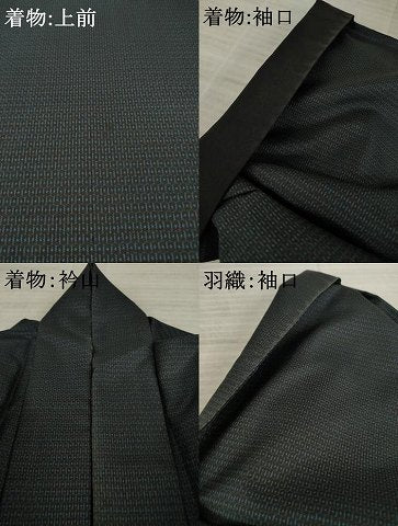 平和屋着物●男性 本場大島紬 アンサンブル 100亀甲 総詰め 正絹 逸品 AAAZ7168ck