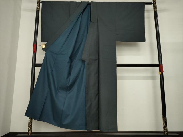 平和屋着物●男性 本場大島紬 アンサンブル 100亀甲 総詰め 正絹 逸品 AAAZ7168ck
