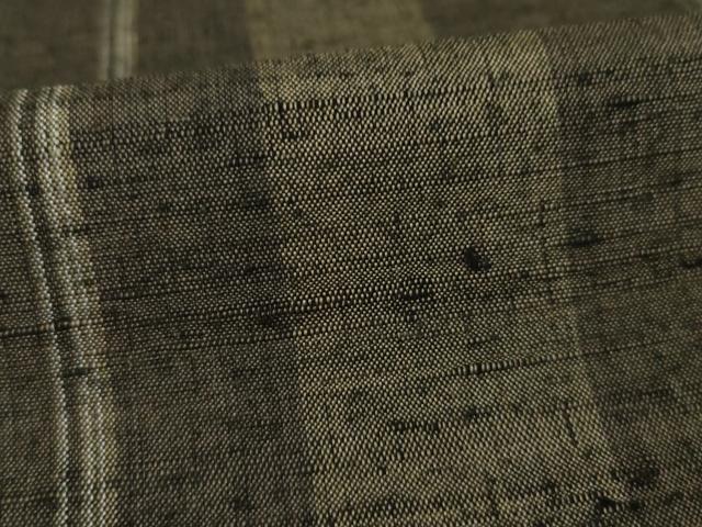 平和屋着物●上質な紬　縞　正絹　逸品　AAAZ7181ck