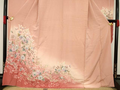 平和屋着物●豪華振袖　作家物　辻が花　絞り　舞花文　暈し染め　さが美扱い　正絹　逸品　AAAZ7215ck