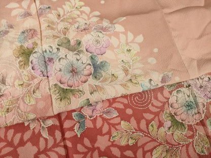 平和屋着物●豪華振袖　作家物　辻が花　絞り　舞花文　暈し染め　さが美扱い　正絹　逸品　AAAZ7215ck