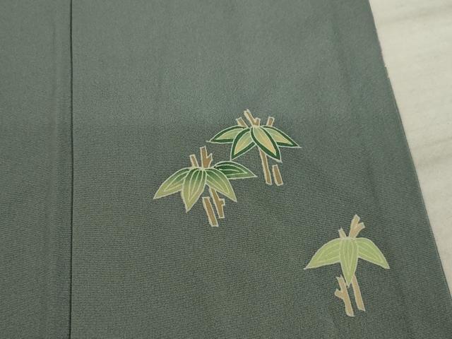 平和屋着物●訪問着　友禅　流水風景文　正絹　逸品　AAAZ7228ck