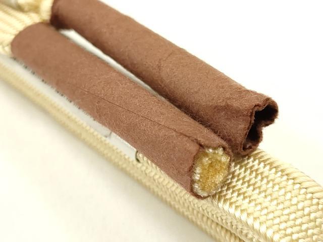 平和屋着物●和装小物　上質な帯締め　翠嵐工房　龍村織物生地使用　日本製　正絹　逸品　未使用　AAAZ7278ay