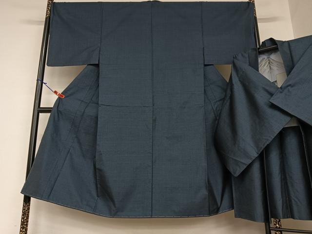 平和屋着物●男性 本場大島紬 アンサンブル 100亀甲 総詰め 正絹 逸品 AAAZ7290zg