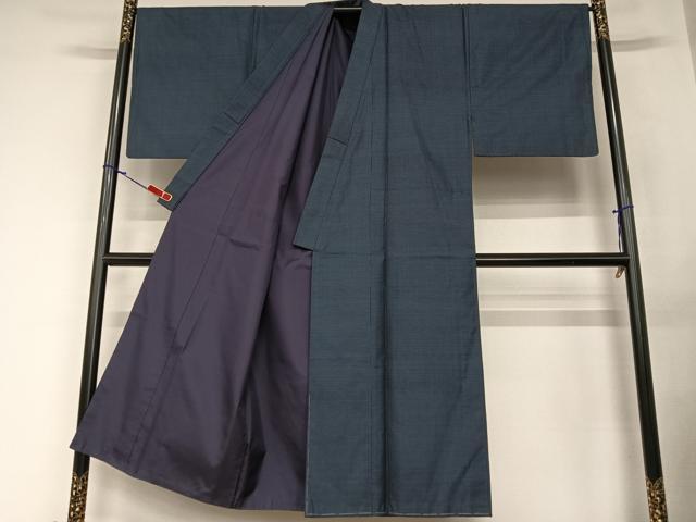平和屋着物●男性 本場大島紬 アンサンブル 100亀甲 総詰め 正絹 逸品 AAAZ7290zg