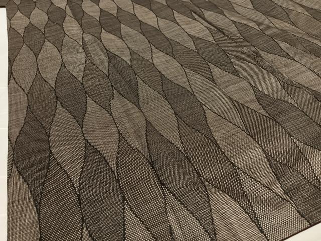 平和屋着物○本場大島紬 アンサンブル 純泥染め 手織り 150亀甲 立涌文