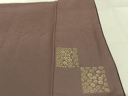 平和屋着物●訪問着　駒刺繍　絞り　色紙草花文　暈し染め　金彩　正絹　逸品　未使用　AAAZ7434zg
