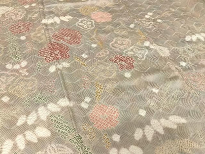 平和屋着物●訪問着 絞り 松竹梅 暈し染め 正絹 逸品 AAAZ7442zg