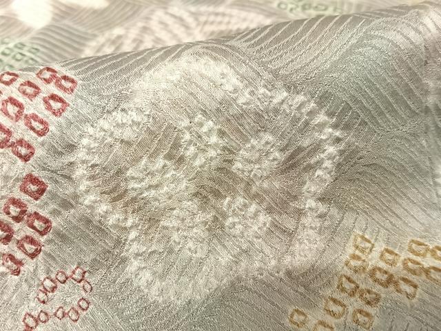 平和屋着物●訪問着 絞り 松竹梅 暈し染め 正絹 逸品 AAAZ7442zg