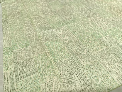 平和屋着物●お召 短冊杢目文様 正絹 逸品 AAAZ7503zg