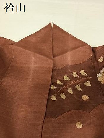 平和屋着物●訪問着 作家物 紬地 手描き 絞り 雲重ね花文 暈し染め 正絹 逸品 AAAZ7530zg