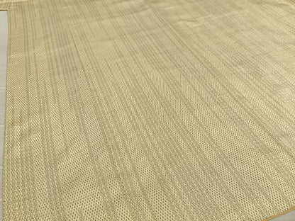 平和屋着物●本塩沢 110亀甲 変わり縞 正絹 逸品 AAAZ7555zg